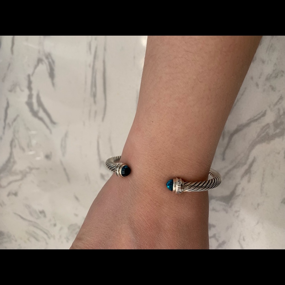 David Yurman Hampton Topaz 5 MM bracelet